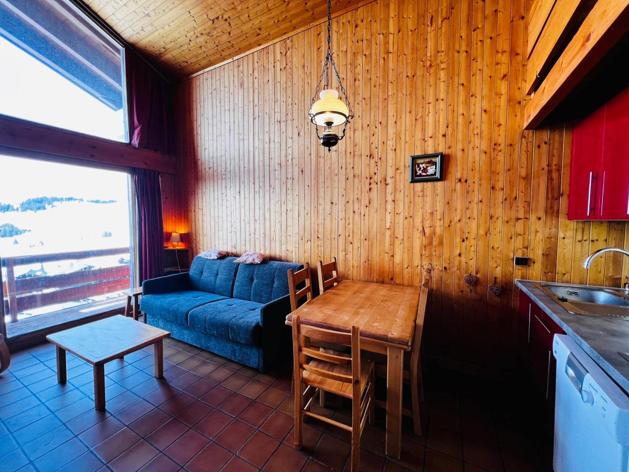 Les Saisies - 2 Pieces Mezzanine Pour 7 Pers Avec Balcon Sud - Fr-1-293-10アパートメント エクステリア 写真