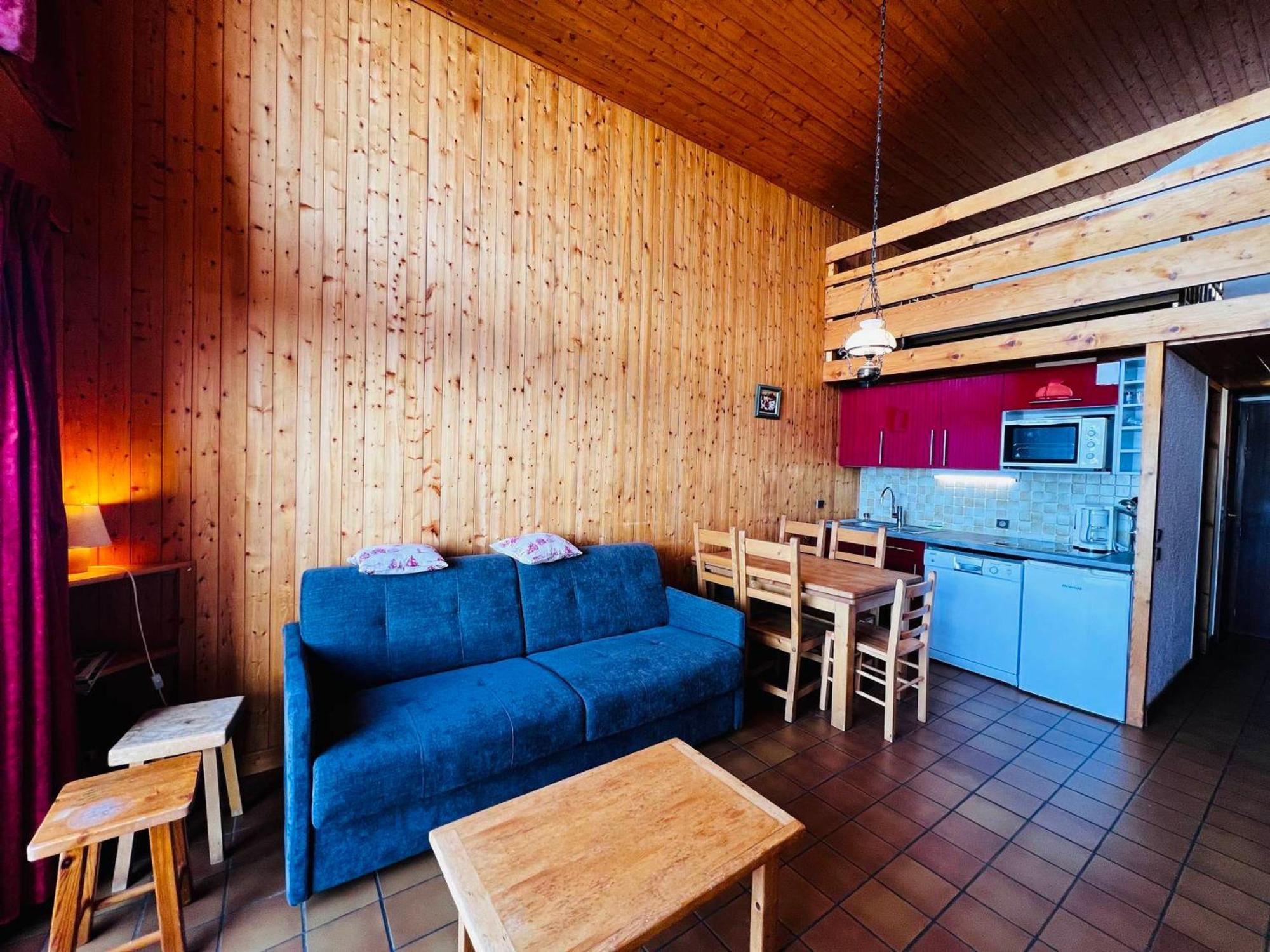 Les Saisies - 2 Pieces Mezzanine Pour 7 Pers Avec Balcon Sud - Fr-1-293-10アパートメント エクステリア 写真
