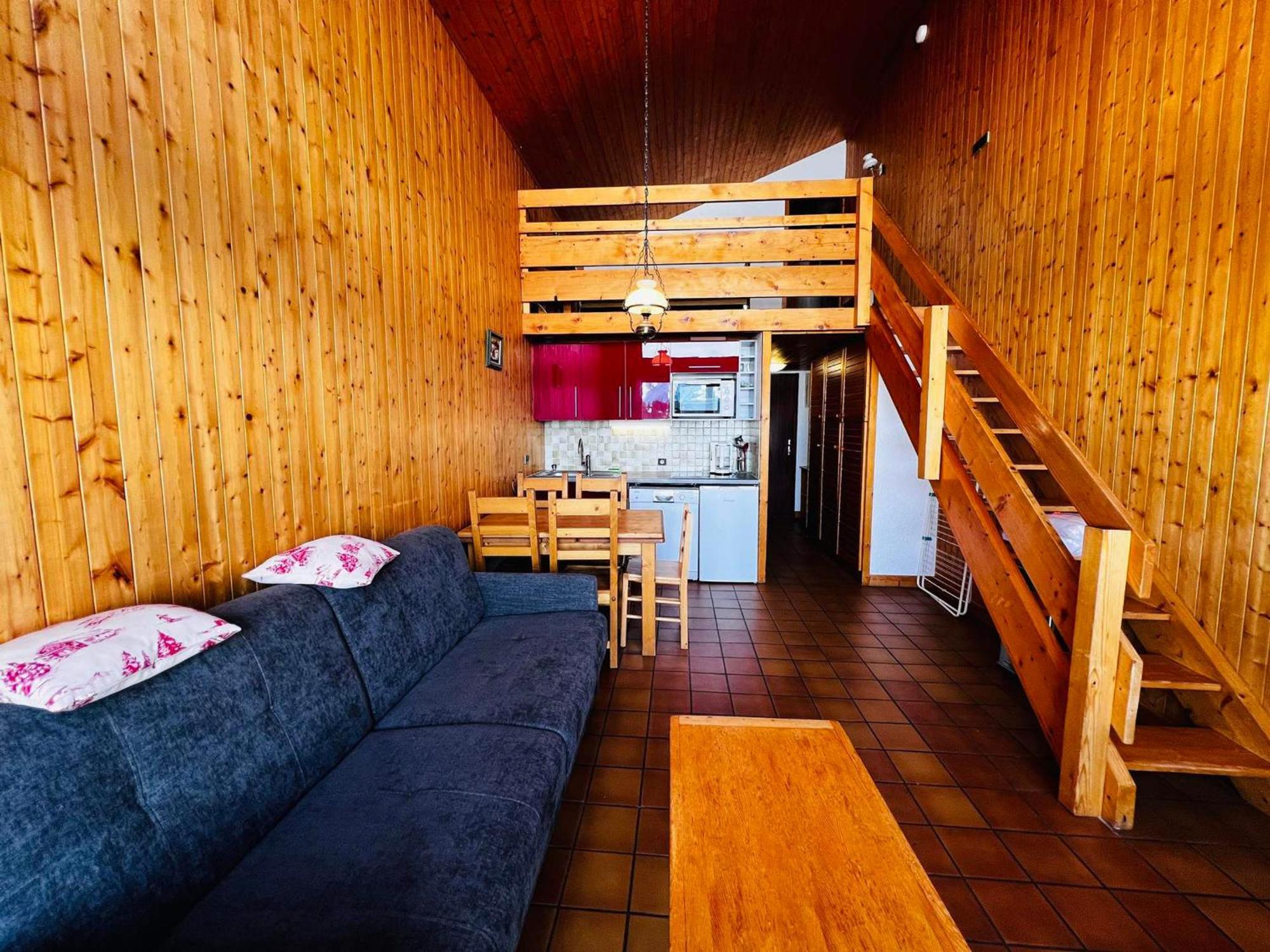 Les Saisies - 2 Pieces Mezzanine Pour 7 Pers Avec Balcon Sud - Fr-1-293-10アパートメント エクステリア 写真